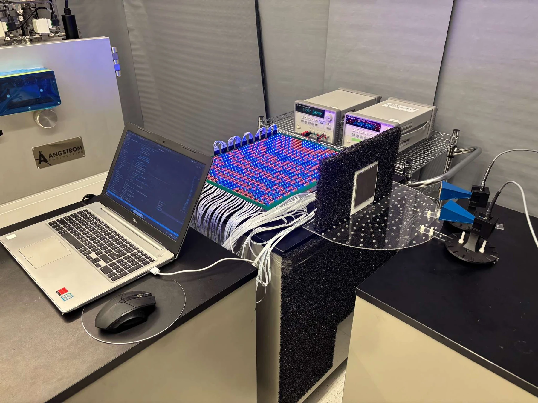 2-bit RIS near-field measurement setup